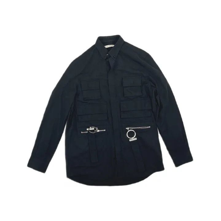 Givenchy Givenchy Utility Design Heavy Duty Shirt Jacket Size US M / EU 48-50 / 2 - 2 Thumbnail