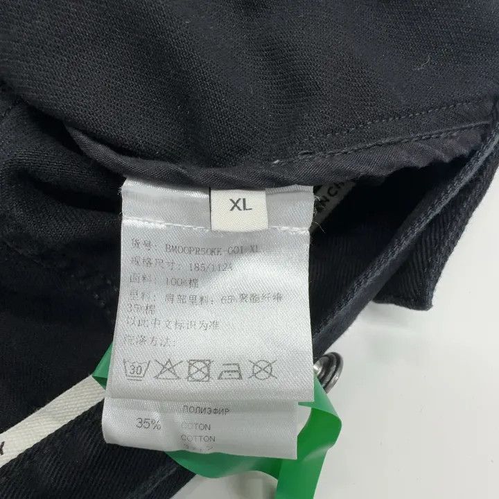 Givenchy Givenchy Black Denim Jacket with Letter Print Size US XL / EU 56 / 4 - 4 Thumbnail