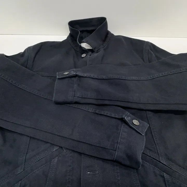 Givenchy Givenchy Black Denim Jacket with Letter Print Size US XL / EU 56 / 4 - 11 Thumbnail