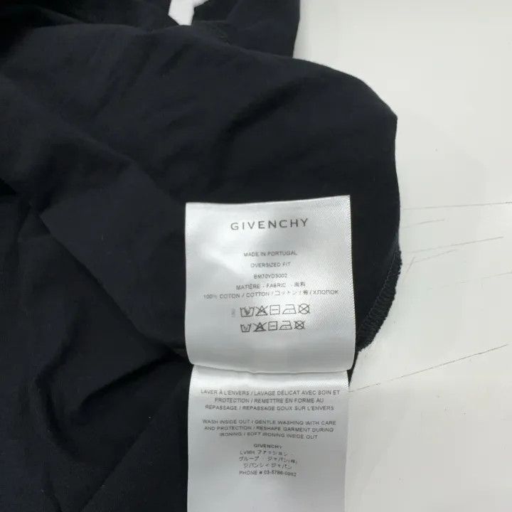 Givenchy Givenchy Black Logo Embroidered Short Sleeve T-Shirt Size US S / EU 44-46 / 1 - 5 Thumbnail
