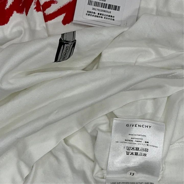 Givenchy Givenchy Logo Print Short Sleeve T-Shirt Size US M / EU 48-50 / 2 - 3 Thumbnail