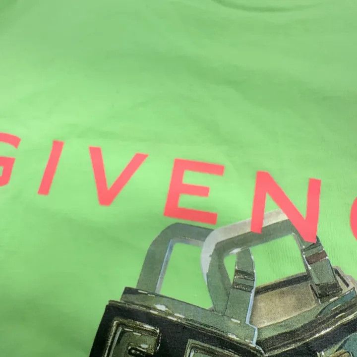 Givenchy Givenchy Green Logo Print Short Sleeve T-Shirt Size US XXS / EU 40 - 7 Thumbnail