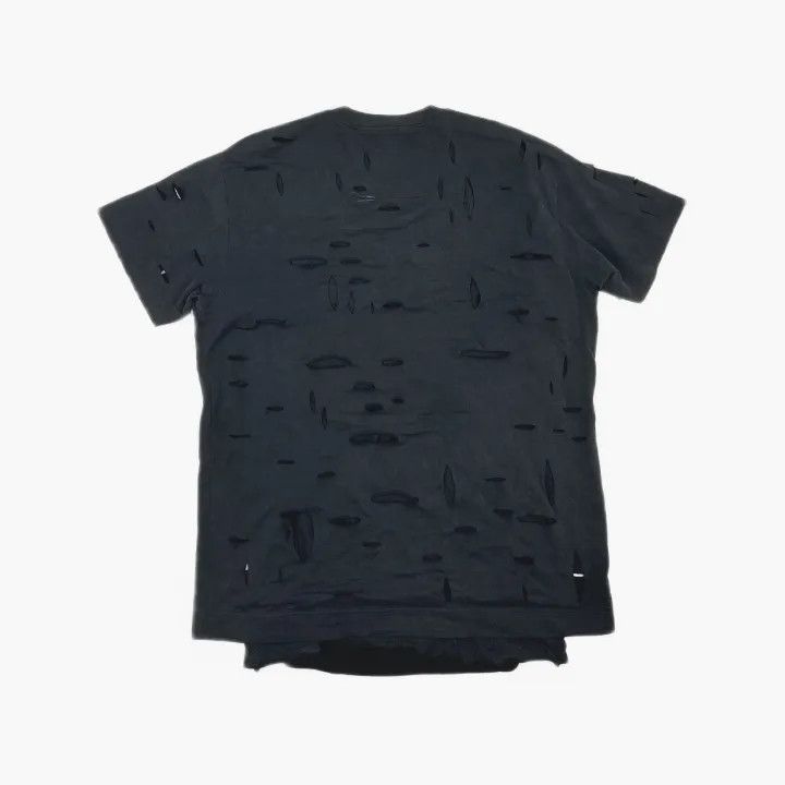 Givenchy Givenchy Black Logo Distressed Short Sleeve T-Shirt Size US S / EU 44-46 / 1 - 3 Thumbnail