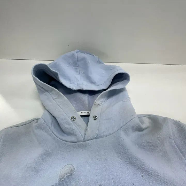 Givenchy Givenchy Distressed Hoodie with Logo Size US XS / EU 42 / 0 - 9 Thumbnail