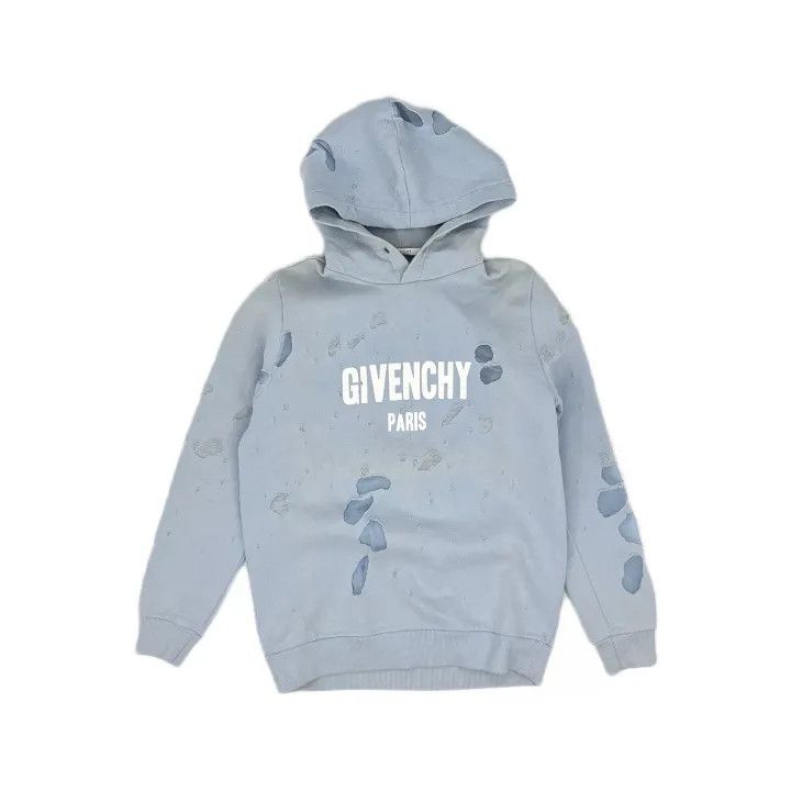 Givenchy Givenchy Distressed Hoodie with Logo Size US XS / EU 42 / 0 - 2 Thumbnail