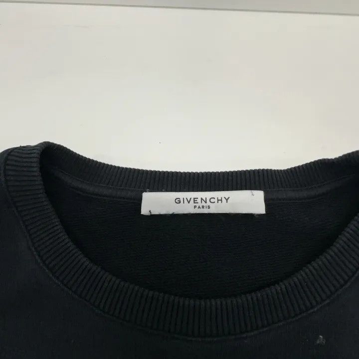 Givenchy Givenchy Black Logo Long Sleeve Sweatshirt Size US S / EU 44-46 / 1 - 5 Thumbnail