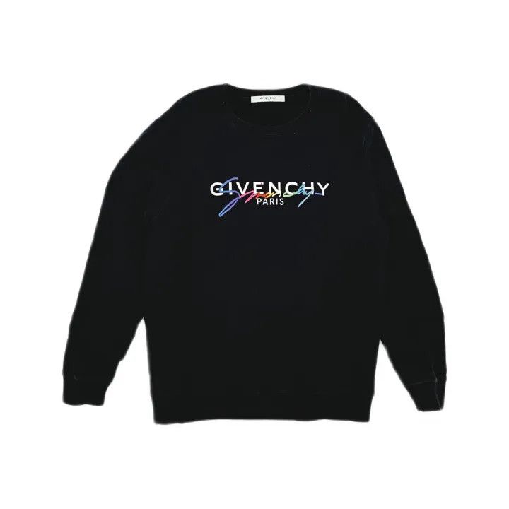 Givenchy Givenchy Black Logo Long Sleeve Sweatshirt Size US S / EU 44-46 / 1 - 2 Thumbnail