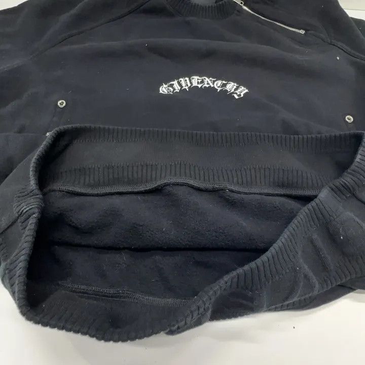 Givenchy Givenchy Black Logo Zip Detail Sweatshirt Size US XS / EU 42 / 0 - 8 Thumbnail