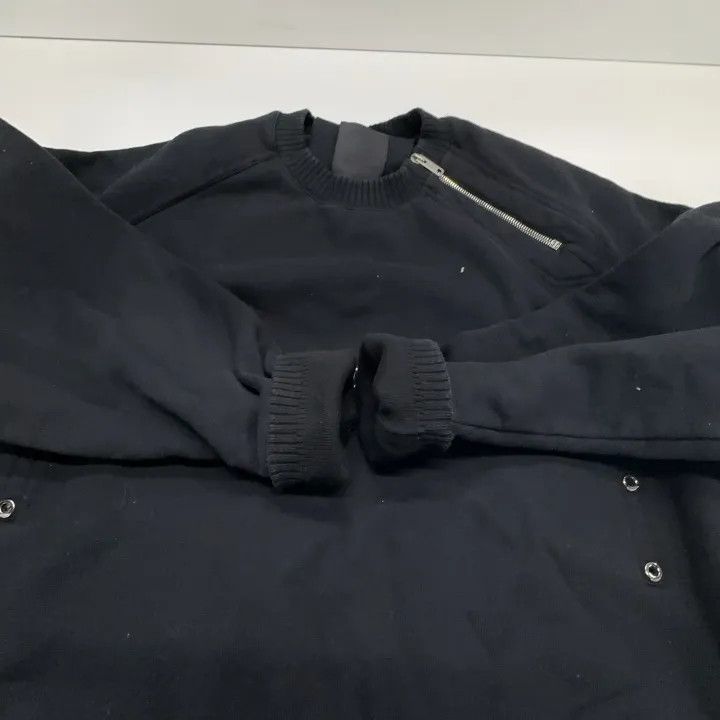 Givenchy Givenchy Black Logo Zip Detail Sweatshirt Size US XS / EU 42 / 0 - 9 Thumbnail