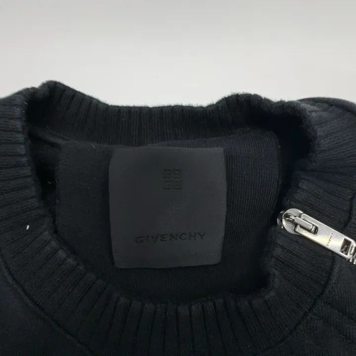 Givenchy Givenchy Black Logo Zip Detail Sweatshirt Size US XS / EU 42 / 0 - 5 Thumbnail