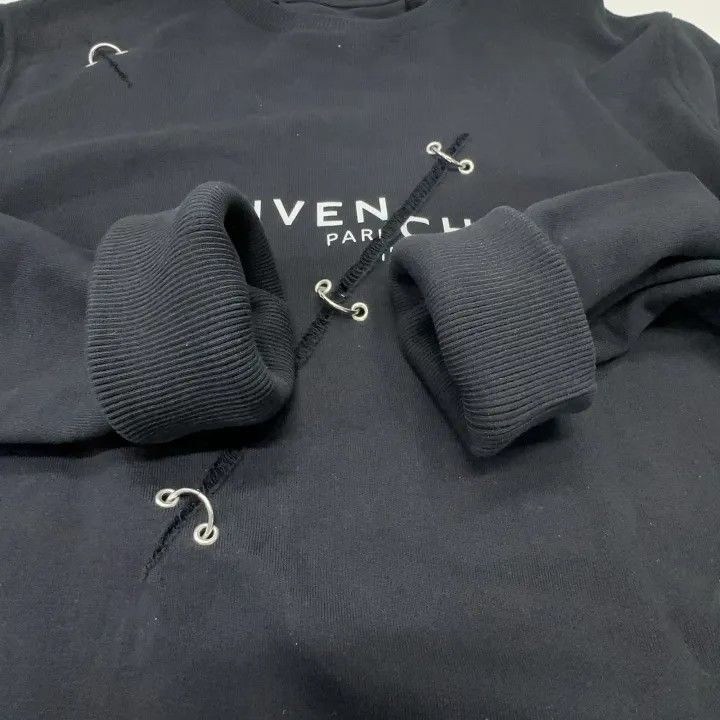 Givenchy Givenchy SS21 Black Long Sleeve Sweatshirt Size US L / EU 52-54 / 3 - 10 Thumbnail