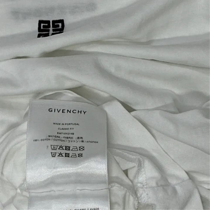 Givenchy Givenchy Logo Print Short Sleeve T-Shirt Size US M / EU 48-50 / 2 - 2 Thumbnail