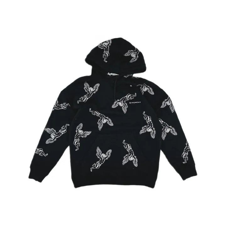 Givenchy Givenchy Black Long Sleeve Hoodie with Print Size US S / EU 44-46 / 1 - 2 Thumbnail