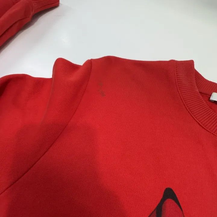 Givenchy Givenchy Graphic Relaxed Fit Red Sweatshirt Size US XS / EU 42 / 0 - 7 Thumbnail