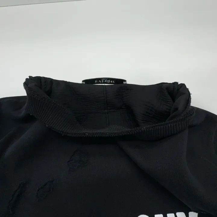 Givenchy Givenchy Distressed Black Sweatshirt for Men Size US XS / EU 42 / 0 - 6 Thumbnail