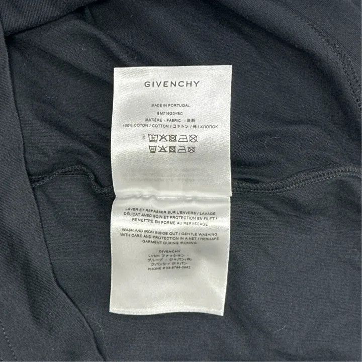 Givenchy Givenchy Black Graphic Print Short Sleeve T-Shirt Size US L / EU 52-54 / 3 - 3 Thumbnail