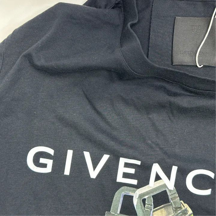 Givenchy Givenchy Black Graphic Print Short Sleeve T-Shirt Size US L / EU 52-54 / 3 - 4 Thumbnail