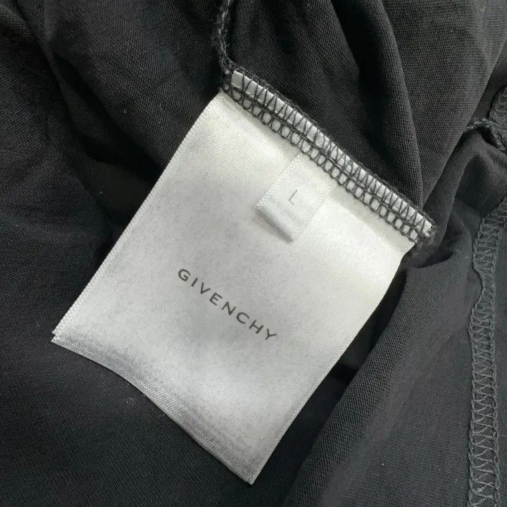 Givenchy Givenchy Black Long Sleeve Distressed Sweatshirt Size US L / EU 52-54 / 3 - 3 Thumbnail