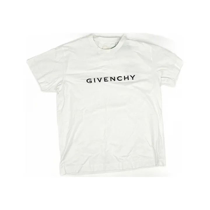 Givenchy Givenchy FW22 White Logo T-Shirt for Men Size US XXL / EU 58 / 5 - 2 Thumbnail