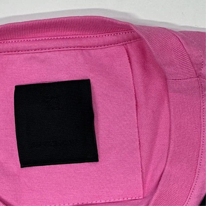 Givenchy Givenchy Pink Embroidered Short Sleeve T-Shirt Size US S / EU 44-46 / 1 - 5 Thumbnail