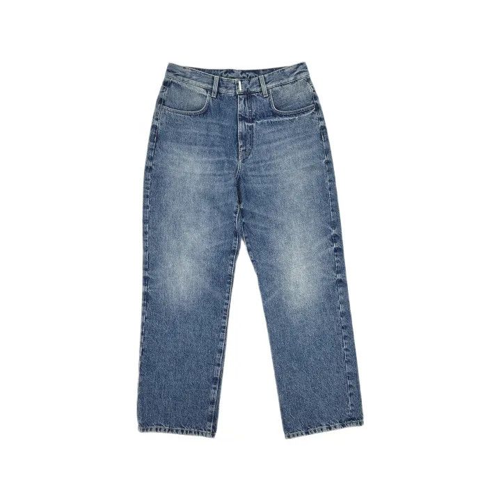 Givenchy Givenchy Blue Loose Straight Leg Jeans Size US 30 / EU 46 - 2 Thumbnail