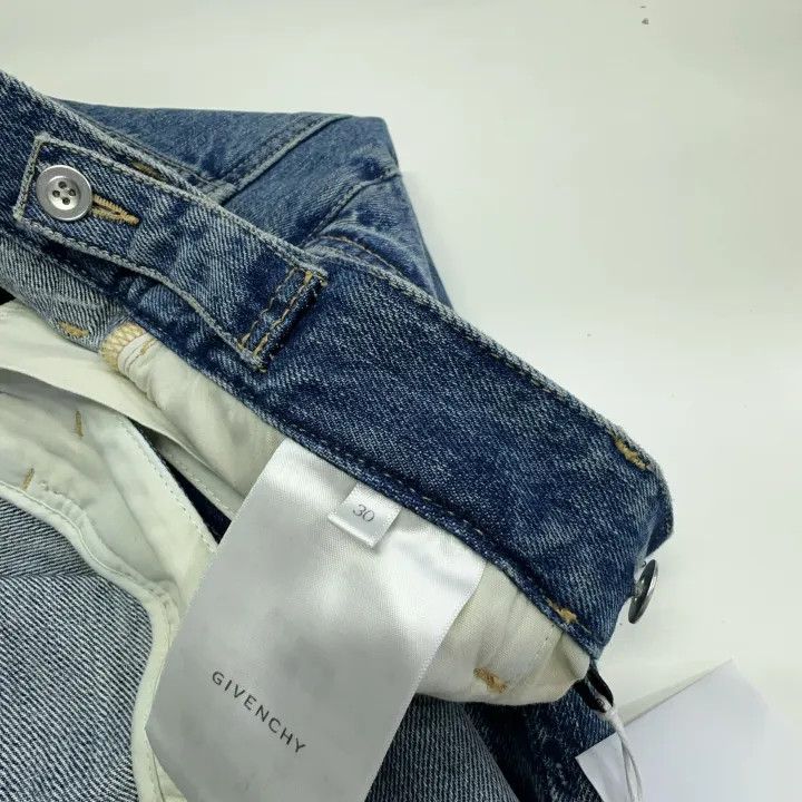 Givenchy Givenchy Blue Loose Straight Leg Jeans Size US 30 / EU 46 - 5 Thumbnail