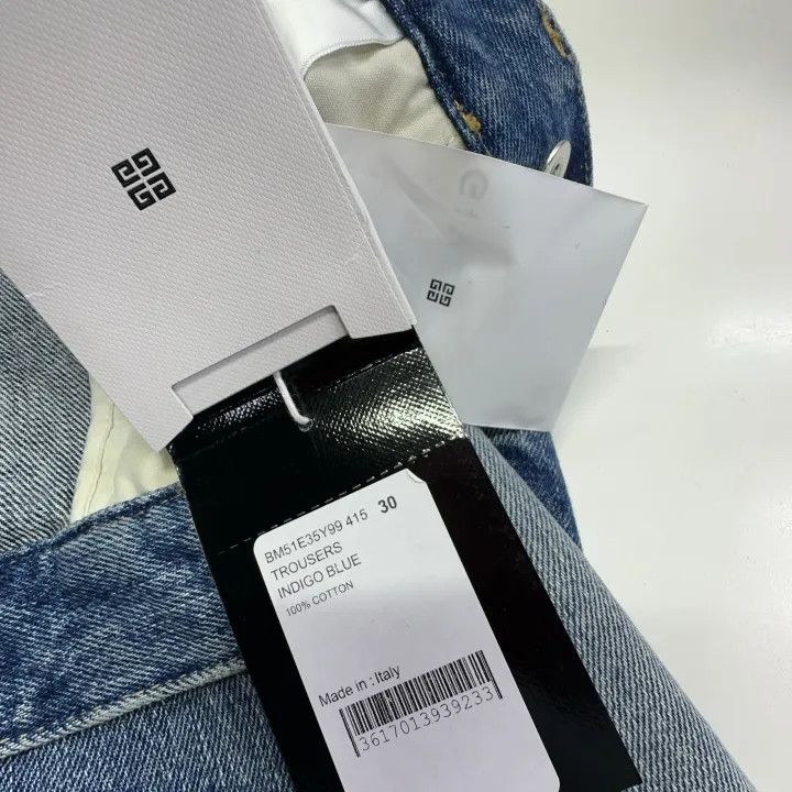 Givenchy Givenchy Blue Loose Straight Leg Jeans Size US 30 / EU 46 - 7 Thumbnail