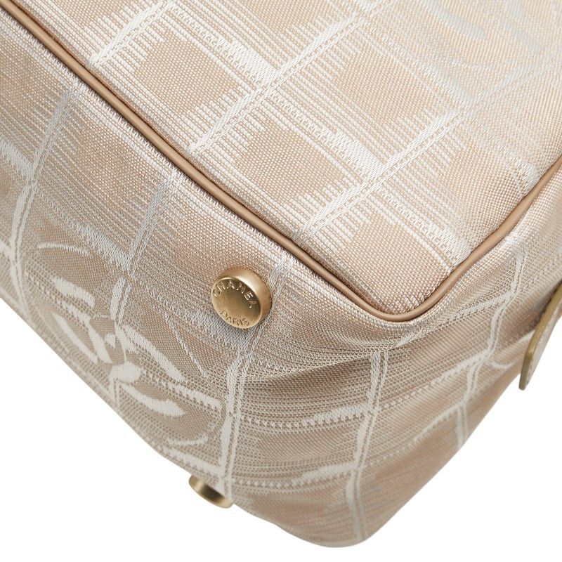 Chanel Chanel Chanel New Travel Line Nylon Leather Handbag Leather Handbag Size ONE SIZE - 9 Thumbnail