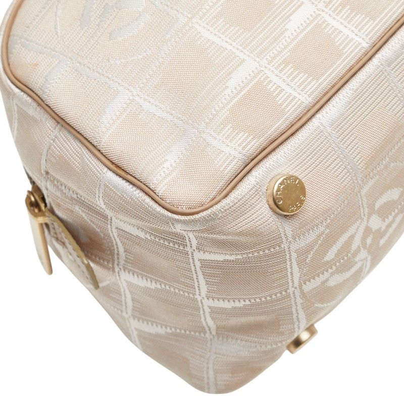 Chanel Chanel Chanel New Travel Line Nylon Leather Handbag Leather Handbag Size ONE SIZE - 11 Thumbnail