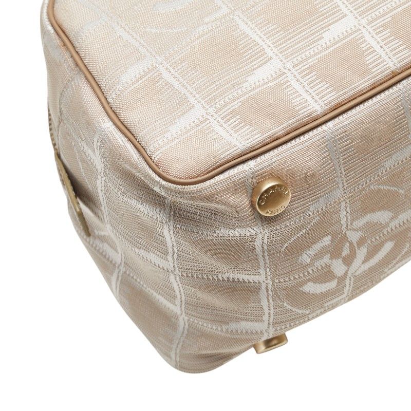 Chanel Chanel Chanel New Travel Line Nylon Leather Handbag Leather Handbag Size ONE SIZE - 10 Thumbnail