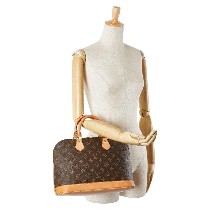 Louis Vuitton Louis Vuitton Louis Vuitton Alma Monogram Handbag Canvas Handbag M51130 DUTY FREE for USA Size ONE SIZE - 13 Thumbnail