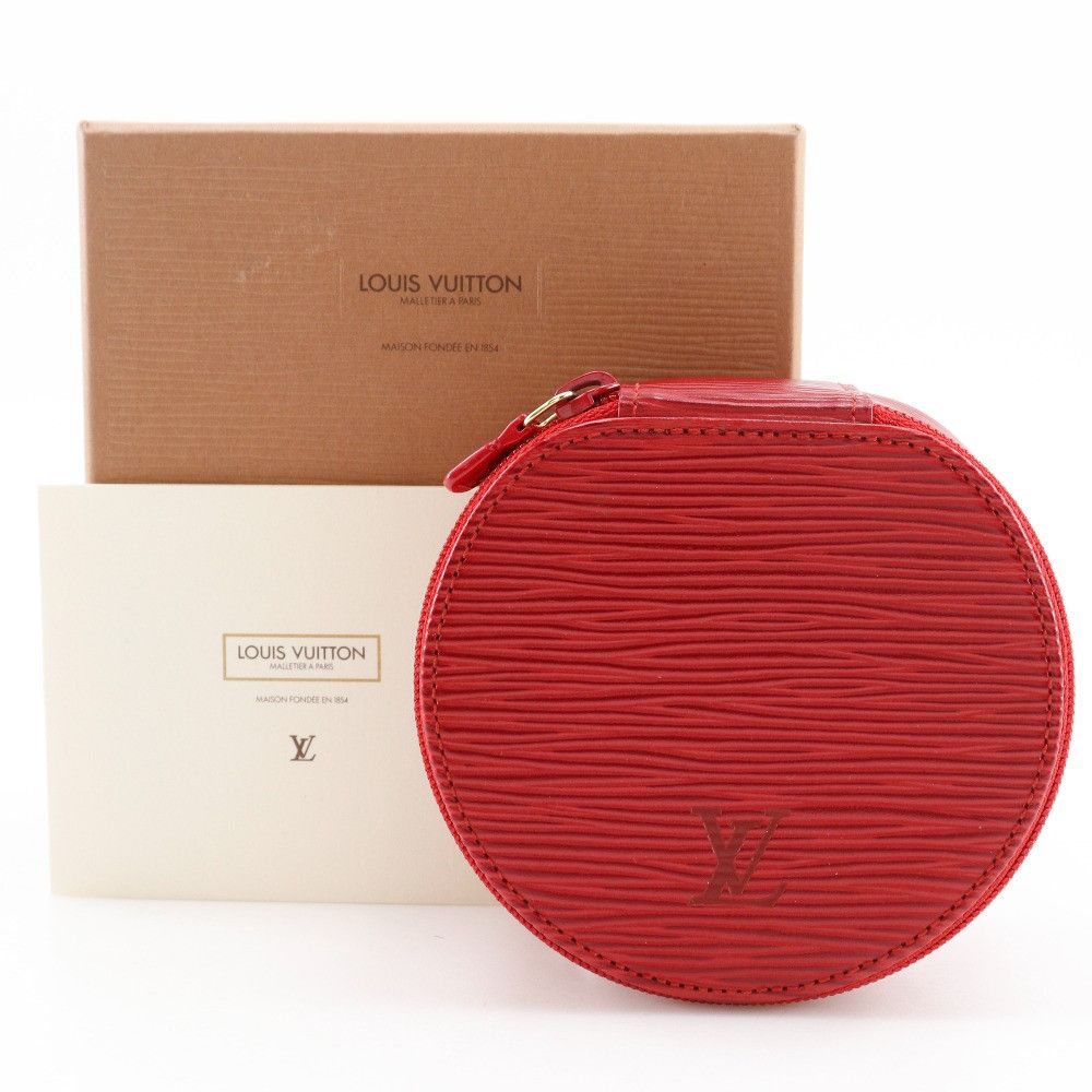 Louis Vuitton Louis Vuitton Louis Vuitton Ecrin Bijoux 10 Epi Leather Jewelry Case Leather Other M48217 DUTY FREE for USA Size ONE SIZE - 9 Thumbnail
