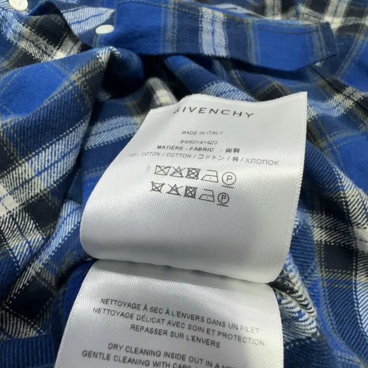 Givenchy Givenchy Plaid Long Sleeve Button-Up Shirt Size US M / EU 48-50 / 2 - 5 Thumbnail