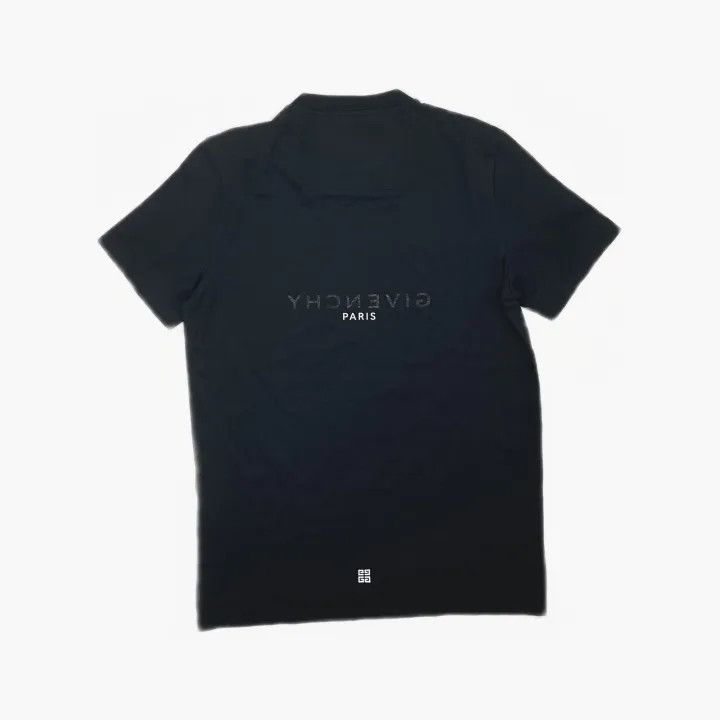 Givenchy Givenchy SS21 Reverse Logo Black T-Shirt Size US S / EU 44-46 / 1 - 3 Thumbnail