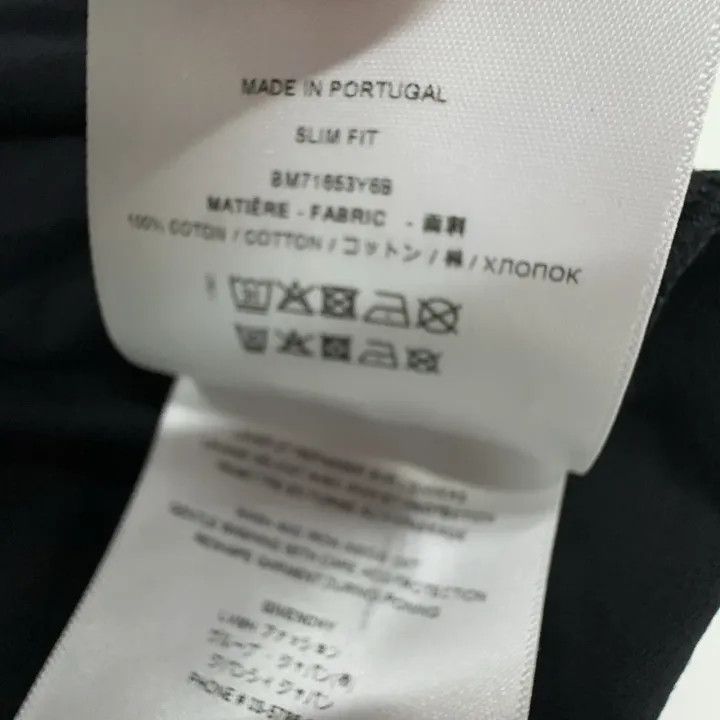 Givenchy Givenchy SS21 Reverse Logo Black T-Shirt Size US S / EU 44-46 / 1 - 6 Thumbnail