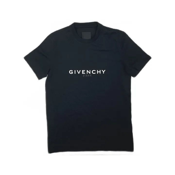 Givenchy Givenchy SS21 Reverse Logo Black T-Shirt Size US S / EU 44-46 / 1 - 2 Thumbnail