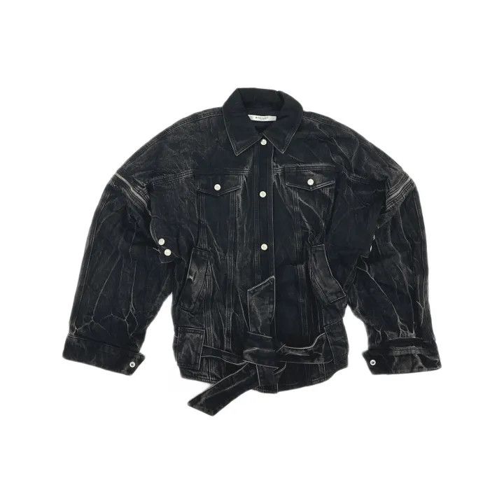 Givenchy Givenchy Denim Jacket with Tie Detail Size US S / EU 44-46 / 1 - 2 Thumbnail