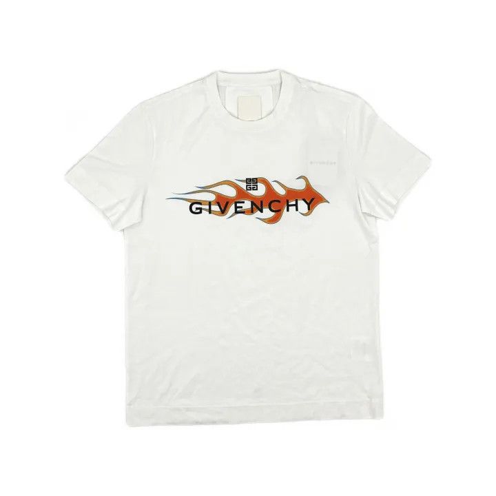 Givenchy Givenchy Flames Print Slim Fit T-Shirt Size US M / EU 48-50 / 2 - 2 Thumbnail