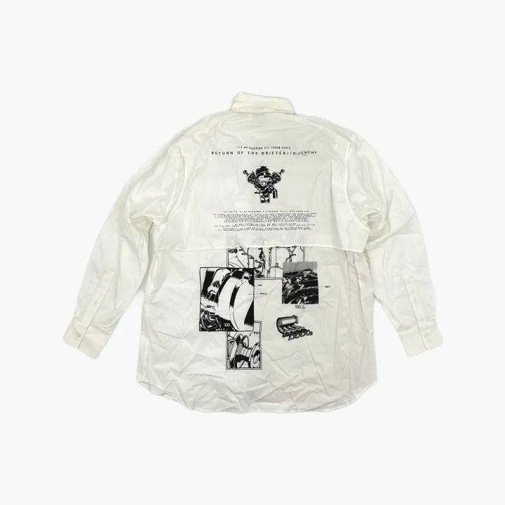 Givenchy Givenchy Color Block Logo Print Long Sleeve Shirt Size US M / EU 48-50 / 2 - 3 Thumbnail