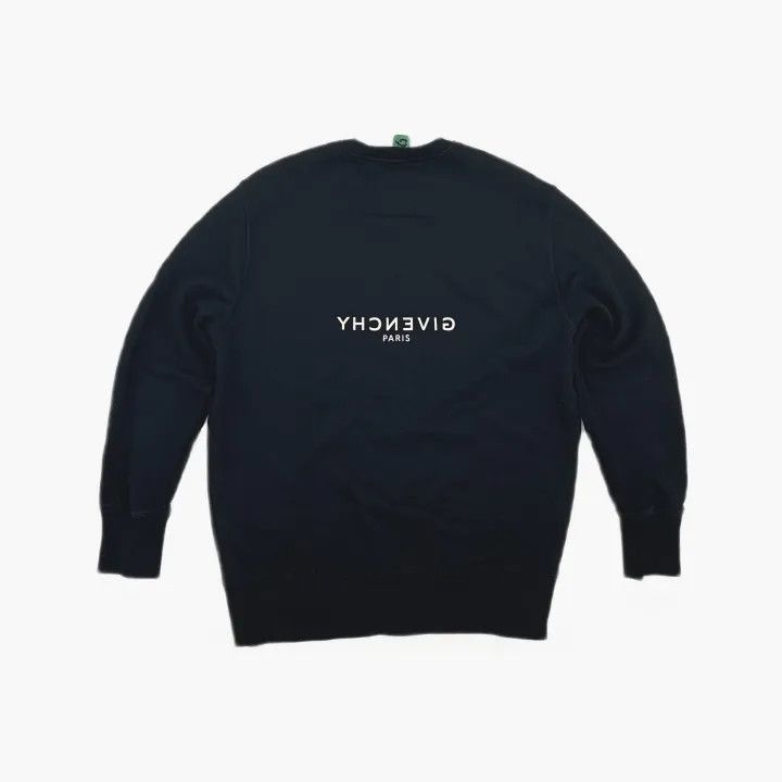 Givenchy Givenchy Black Logo Print Long Sleeve Sweatshirt Size US S / EU 44-46 / 1 - 3 Thumbnail