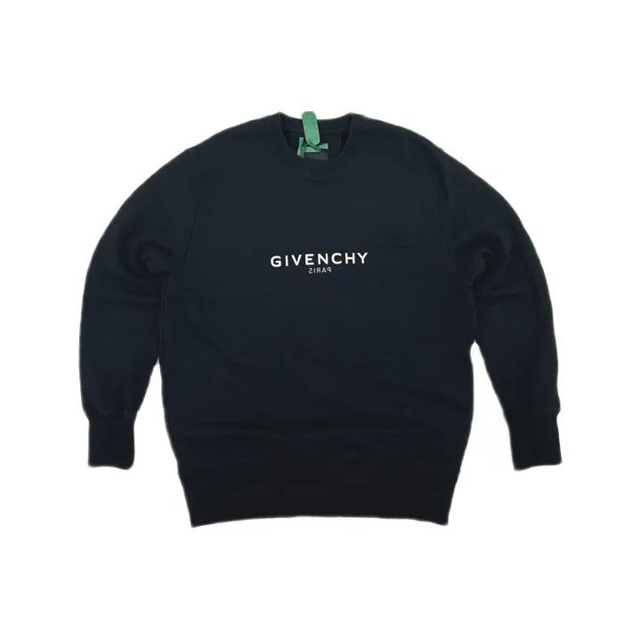 Givenchy Givenchy Black Logo Print Long Sleeve Sweatshirt Size US S / EU 44-46 / 1 - 2 Thumbnail