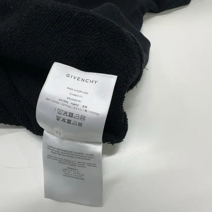 Givenchy Givenchy Black Logo Print Long Sleeve Sweatshirt Size US S / EU 44-46 / 1 - 4 Thumbnail