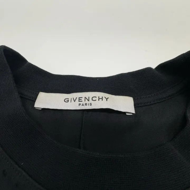 Givenchy Givenchy Black Distressed Logo T-Shirt Size US XS / EU 42 / 0 - 4 Thumbnail