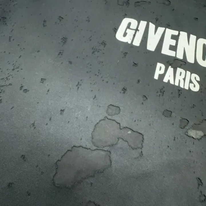 Givenchy Givenchy Black Distressed Logo T-Shirt Size US XS / EU 42 / 0 - 9 Thumbnail