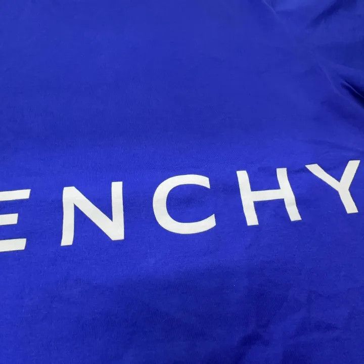 Givenchy Givenchy Blue Logo Print Short Sleeve T-Shirt Size US M / EU 48-50 / 2 - 9 Thumbnail