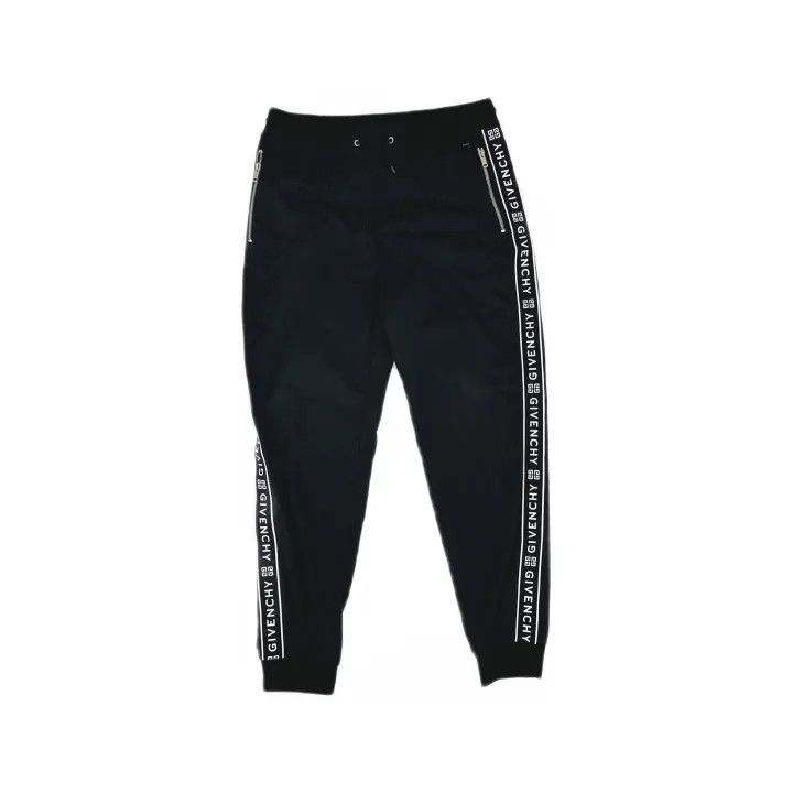 Givenchy Givenchy Black Knit Running Pants for Men Size US 44 / EU 60 - 2 Thumbnail