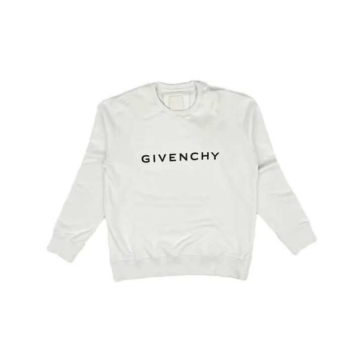 Givenchy Givenchy SS23 White Logo Print Sweatshirt Size US L / EU 52-54 / 3 - 2 Thumbnail