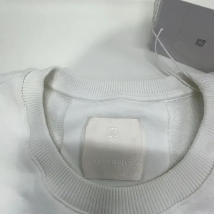 Givenchy Givenchy SS23 White Logo Print Sweatshirt Size US L / EU 52-54 / 3 - 5 Thumbnail