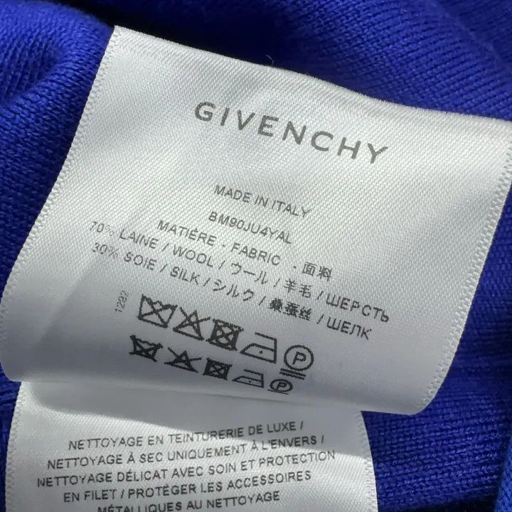 Givenchy GIVENCHY Blue U-Shaped Lock Cardigan Sweater Size US M / EU 48-50 / 2 - 6 Thumbnail