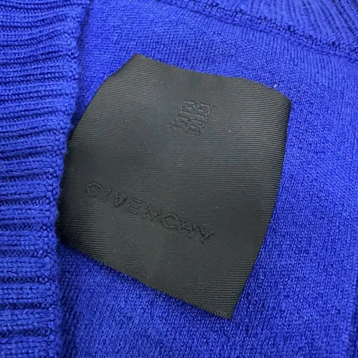 Givenchy GIVENCHY Blue U-Shaped Lock Cardigan Sweater Size US M / EU 48-50 / 2 - 4 Thumbnail